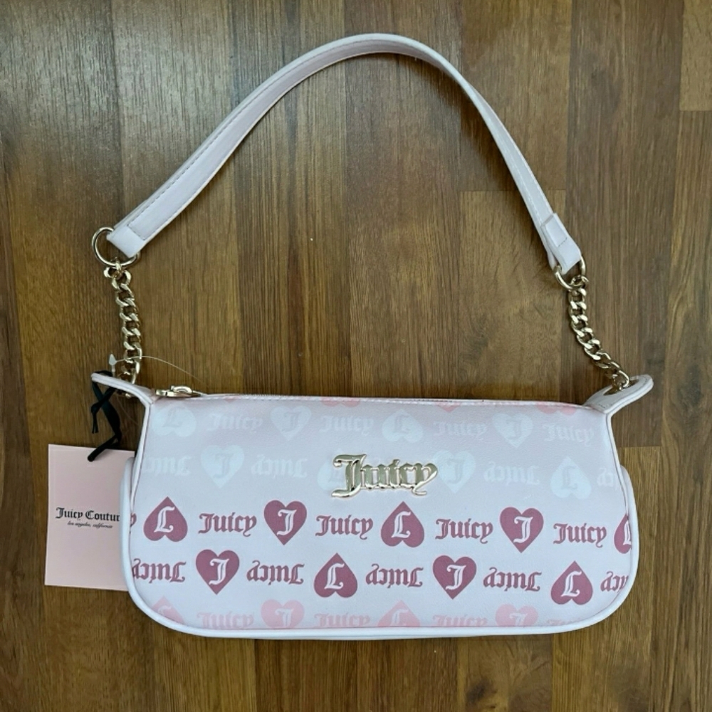 Juicy Couture Powder Blush girls just wanna have fun shoulder bag